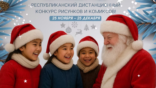 Стартует новогодний республиканский дистанционный конкурс«Приключения Аяз Ата на Новый год»!